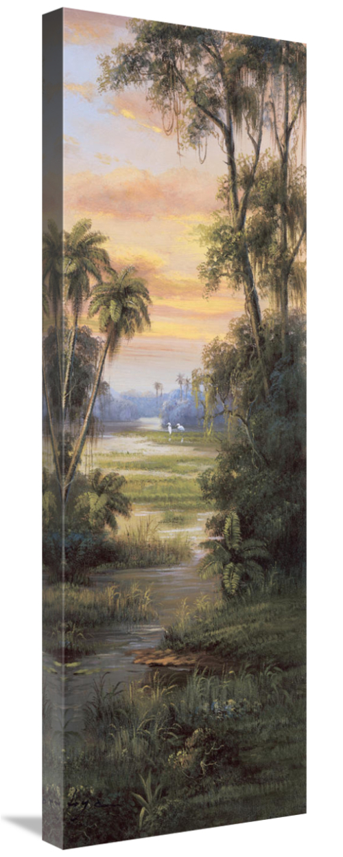 Global Gallery GCS-127702-1236-142 12 x 36 in. Tropical Lagoon I Art P