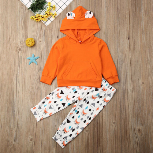 Pudcoco Autumn 2PCS kids Toddler Baby Boy Girl