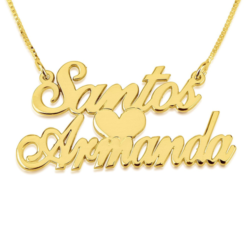 Two Names Necklace