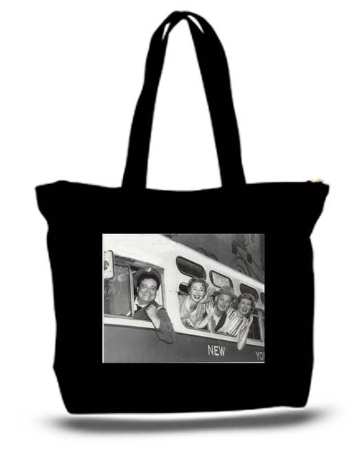 Honeymooners Large Tote New Zipper Bag