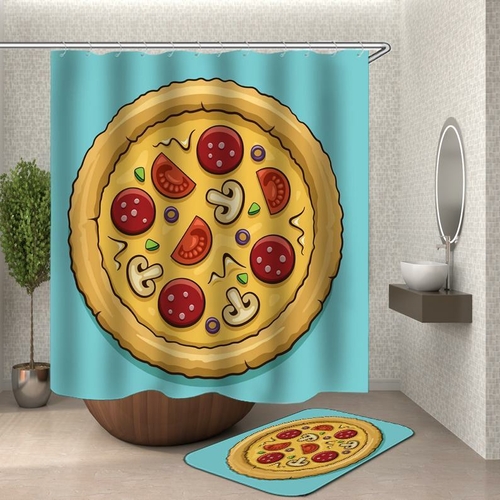 Pizza Shower Curtain