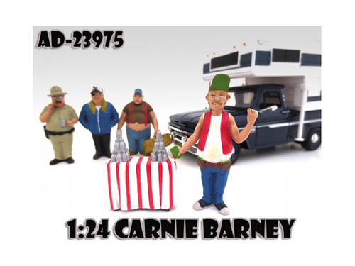 Carnie Barney \Trailer Park\" Figure For 1:24 Scale Diecast Model Cars