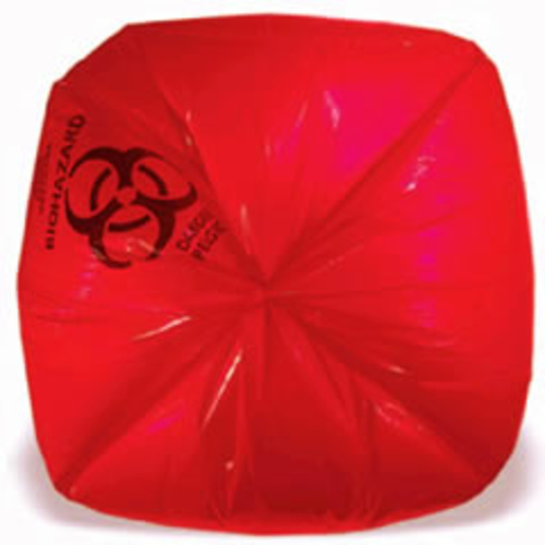 HER A6043PR Healthcare Biohazard Low-Density Can Liners, 20-30 gal