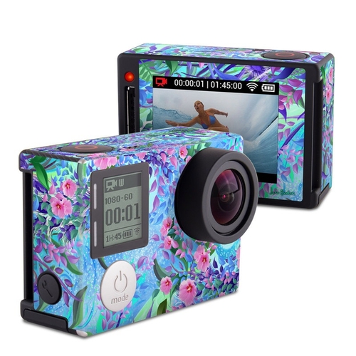 DecalGirl GPH4S-LAVFLWR GoPro Hero4 Silver Skin - Lavender Flowers