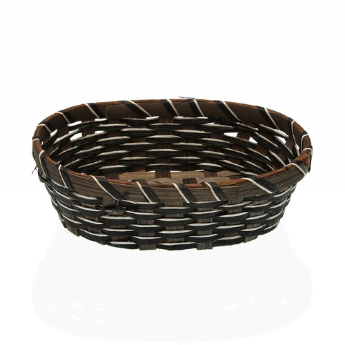 Bread Basket Versa Black Braiding Bamboo Marine algae (15,5 x 6,5 x 21