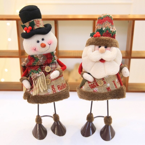 Snowman Reindeer Santa Claus Doll Ornaments