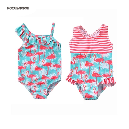 Flamingo Print Sweet Lovely Summer Toddler Baby