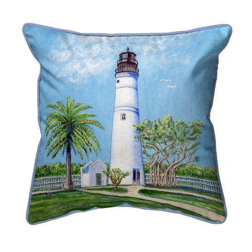 Betsy Drake HJ641 18 x 18 in. Key West Lighthouse Large Pillow