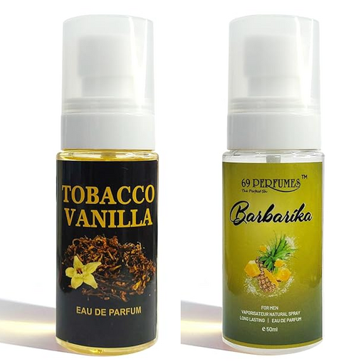 Tobacco Vanilla and Barbarika Eau De Perfum 100ml pack of 2