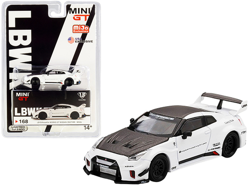 Nissan 35GT-RR Ver. 1 LB-Silhouette WORKS GT White and Carbon Limited