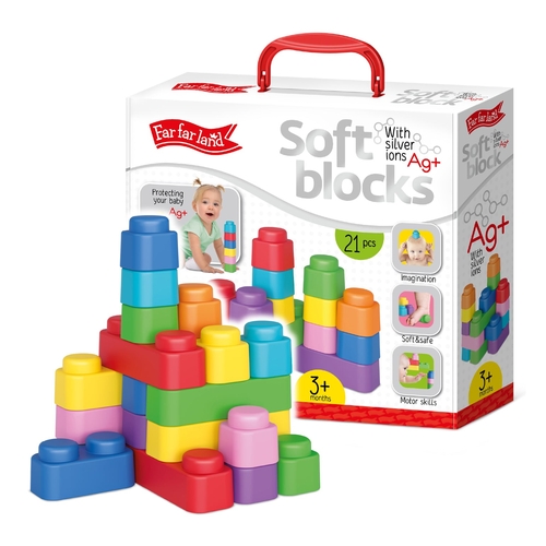 Silicone soft block set (21 elements)