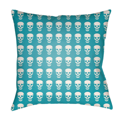 Surya PK007-1818 Punk 18 x 18 x 4 in. Throw Pillow, White - Medium