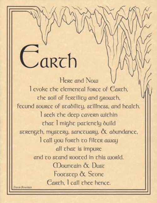 Earth Evocation poster