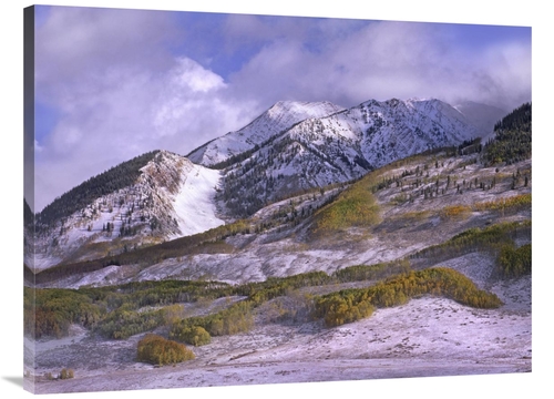 Global Gallery GCS-396172-3040-142 30 x 40 in. Elk Mountains with Snow