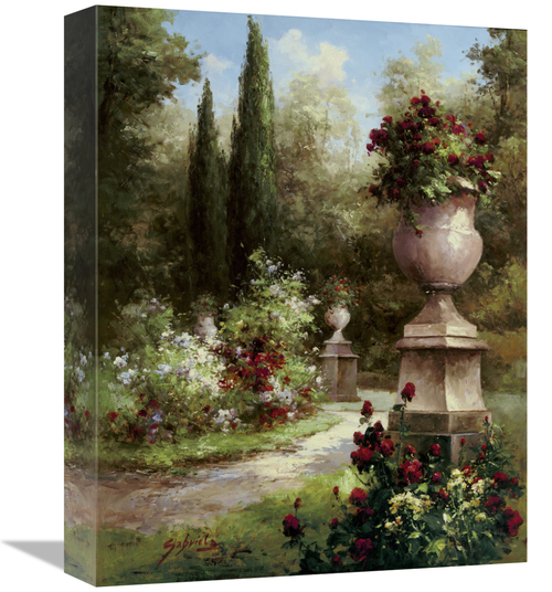 Global Gallery GCS-121369-1216-142 12 x 16 in. Secret Garden Path Art 