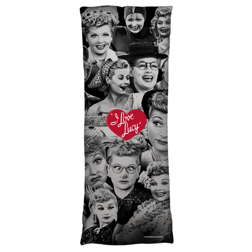 Trevco LB241-PLO7-18x54 18 x 54 in. I Love Lucy & Faces Microfiber Bod