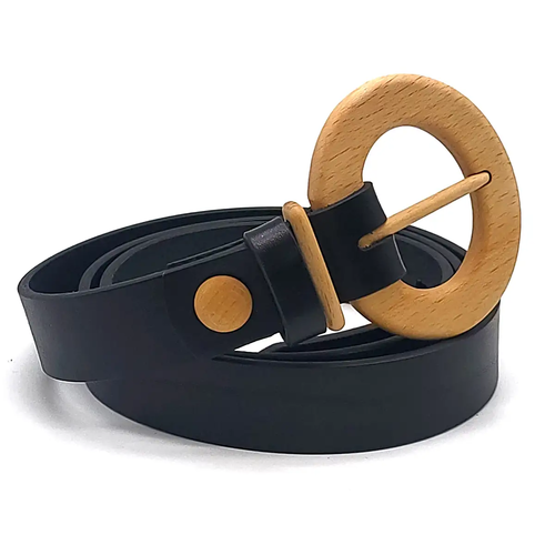 Luxury Wood Belt Fuji Happiness 303