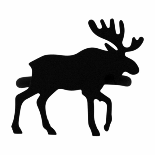 Wrought Iron Moose Napkin Ring