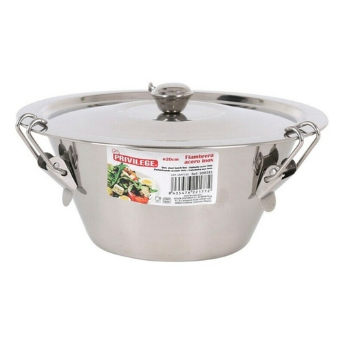 Lunch box Privilege Stainless steel (ø 20 x 8,7 cm)