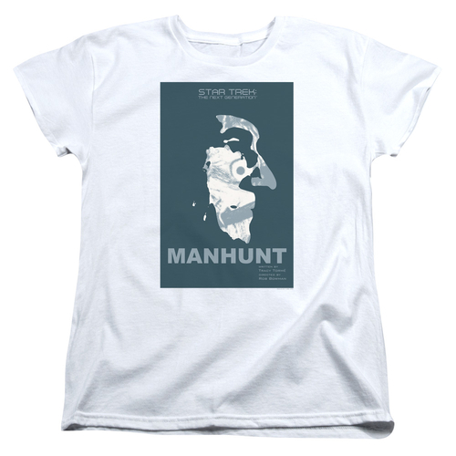 Trevco CBS2061-WT-5 Star Trek & TNG Season 2 Episode 19 Womens Short S