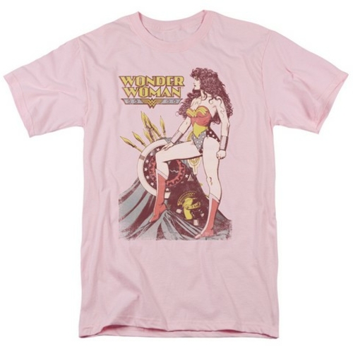 Trevco Jla-Armament Short Sleeve Adult 18-1 Tee- Pink - 4X