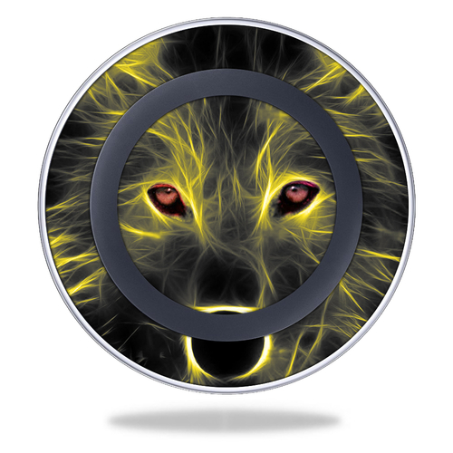 MightySkins SAWICHAR-Neon Wolf Skin for Samsung Wireless Charging Pad 