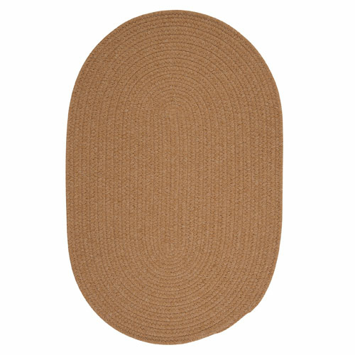 Colonial Mills Rug WL12R084X108 Bristol - Evergold 7 ft. x 9 ft. Braid