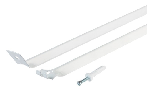 Rubbermaid 3R04-00-WHT Support Brace & Wall Anchor with Drive  Whi