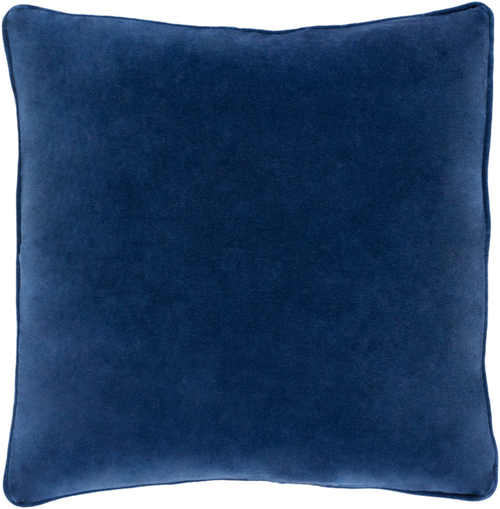 Surya SAFF7193-2020 20 x 20 in. Safflower Velvet Pillow Cover, Nav