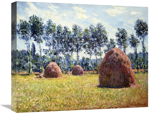 Global Gallery GCS-278662-22-142 22 in. Haystacks at Giverny Art Print