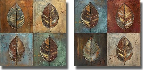 Artistic Home Gallery 1212M230SG New Leaf Patch by Patricia Pinto 2-Pi