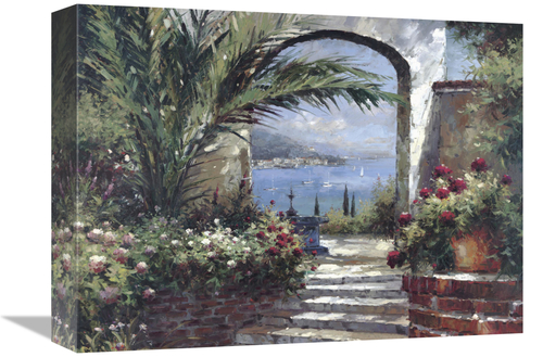 Global Gallery GCS-123283-1216-142 12 x 16 in. Rose Arch Art Print - P