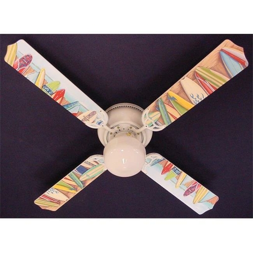 Ceiling Fan Designers 42FAN-KIDS-HSSB Hawaiian Surfboards Ceiling Fan 