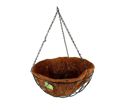 Hanging Basket W/ Liner & Chain