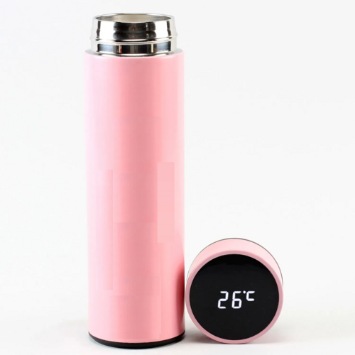 Pink LED Temperature Bottle