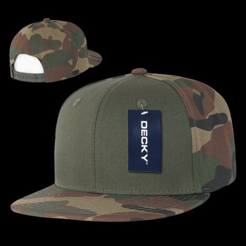 Decky 1049-WOW Camo Cotton Snapbacks