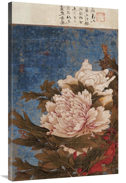 Global Gallery GCS-266357-40-142 40 in. Peonies Art Print - Shi Gang