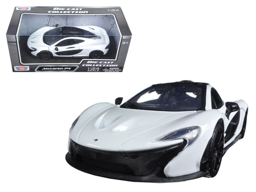 McLaren P1 White 1/24 Diecast Model Car by Motormax