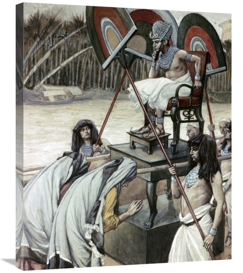 Global Gallery GCS-280460-30-142 30 in. Pharaoh & The Midwives Art Pri