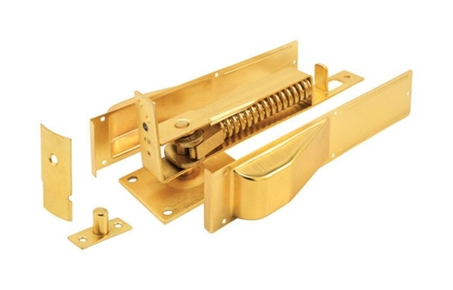 Bommer RG18669 Door Closer Bottom Hinge  Satin Brass - 0.38 in.