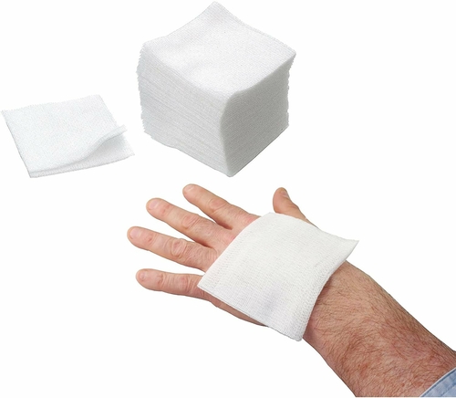 Dukal Case of 1200 USP Surgical Gauze Pads 4" x 4". Sterile 12-ply