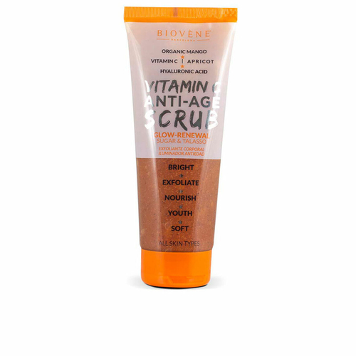 Exfoliating Body Gel Biovène Vitamin C Age Scrub Anti-ageing Handle