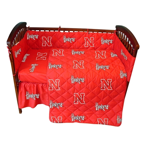 College Covers NEBCSFSPR Nebraska Huskers Baby Crib Fitted Sheet Pair