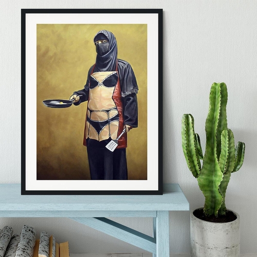 Banksy How Do You Like Your Eggs Framed Print