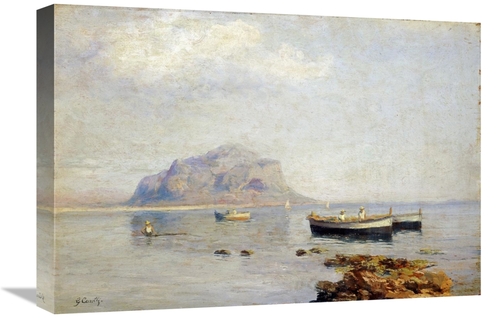 Global Gallery GCS-267819-22-142 22 in. A Calm with Fishing Boats in t