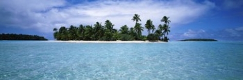 Panoramic Images PPI143887L Clouds over an island  Aitutaki  Cook Isla