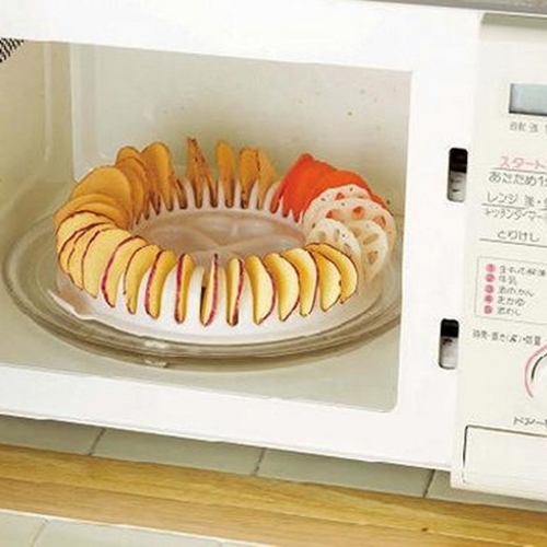 Microwave Potato Chips Maker DIY Low Calories Oven