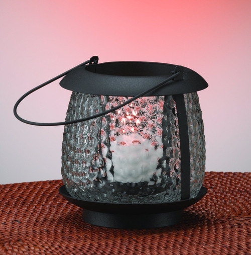 Biedermann & Sons H1978B Rustic Playa Tea Light Lantern, Brown