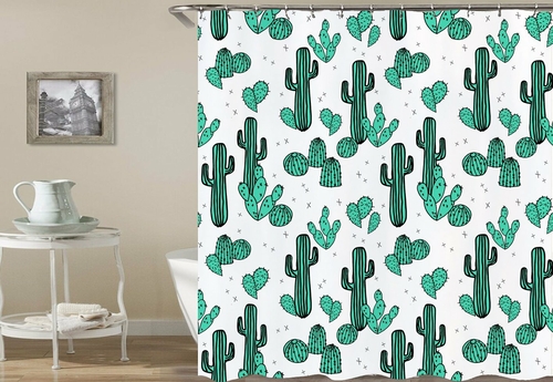 Cactus Art Shower Curtain