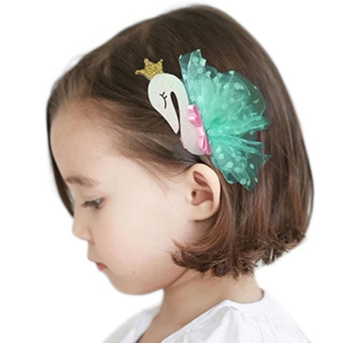 Baby Band 1PC Hair Clips Girls Lace Swan Hair